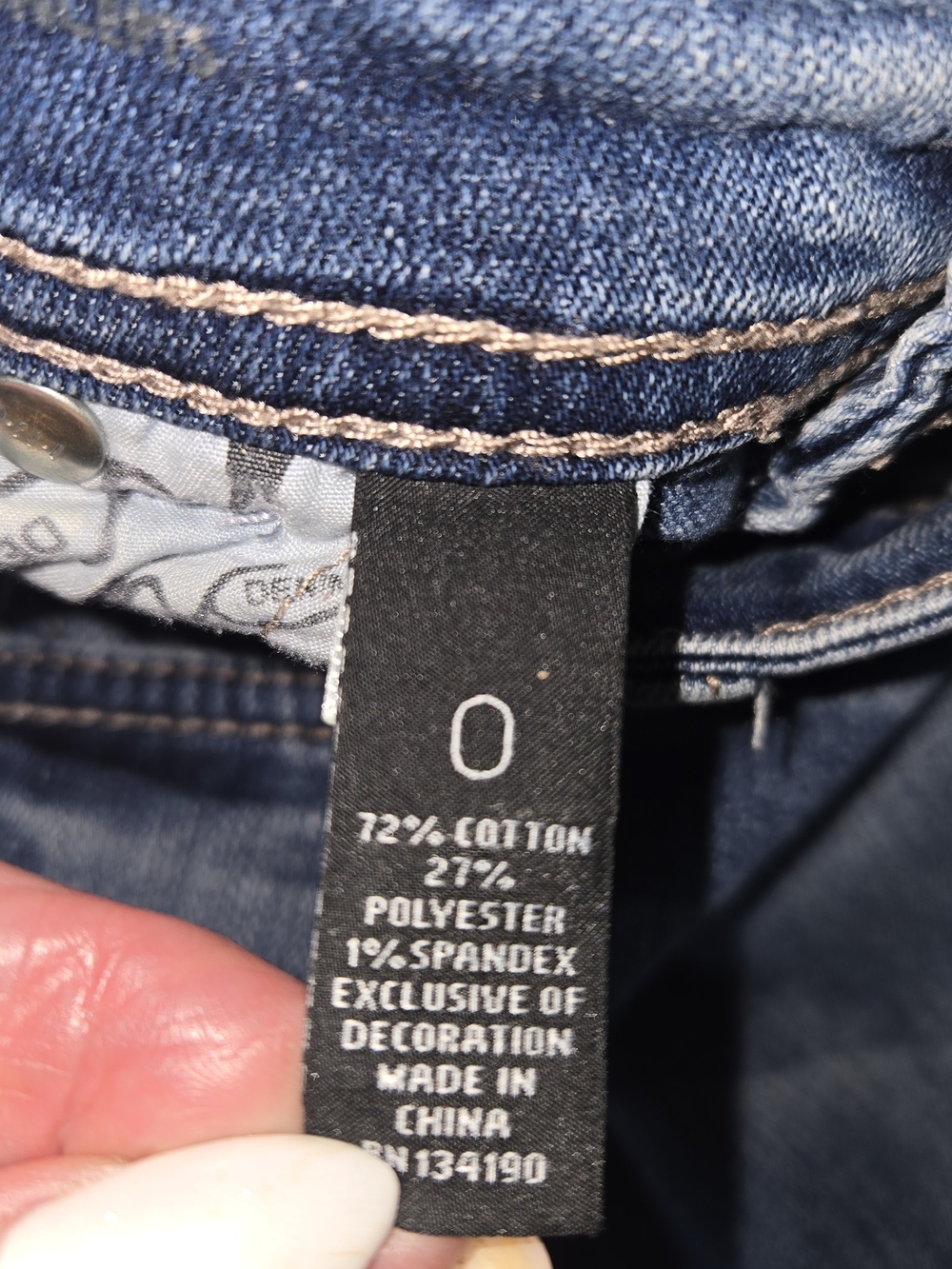 INC International Concepts Straight-Leg Dark Blue Denim Boyfriend Jeans. Size 0 - Picture 3 of 9